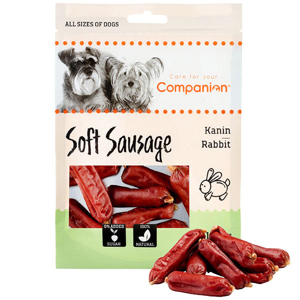 Companion Rabbit Soft Sausage 100g