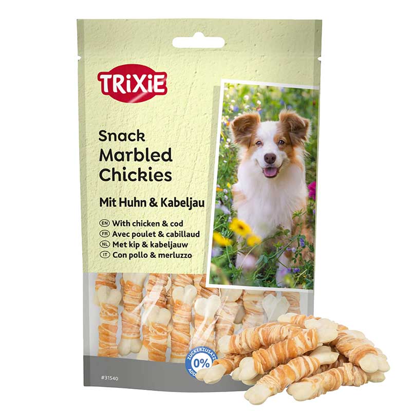Trixie Marbled Chickies Kylling & Torsk 100g