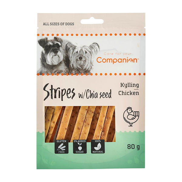 Companion Stripes Chia Seed & Chicken 80g