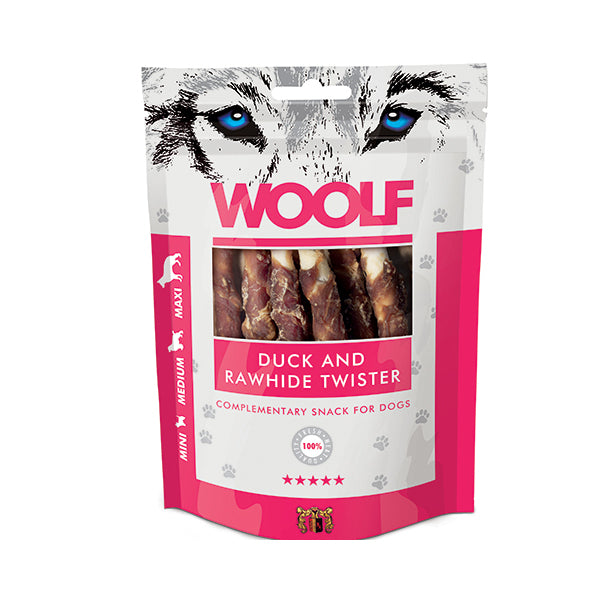 Woolf Hundesnacks And Rawhide Twister 100g