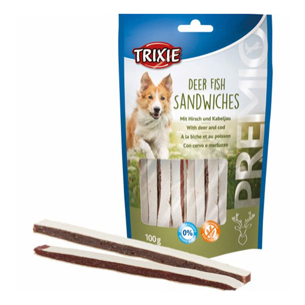 Trixie Premio Deer & Fish Sandwiches 100g