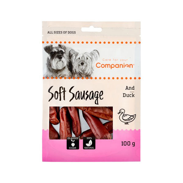 Companion Duck Soft Sausage 100g